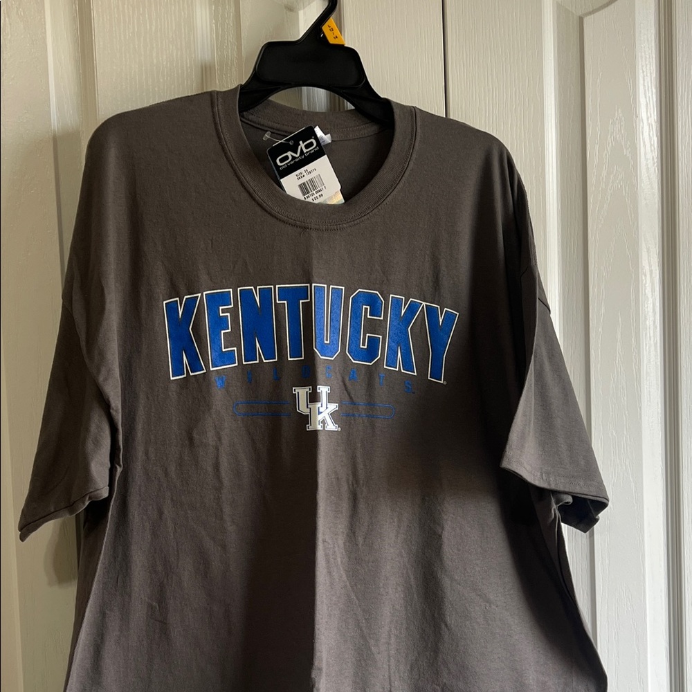 NWT Gray Kentucky Wildcats Tee 2X Gildan Old Varsity Brand - Picture 1 of 2